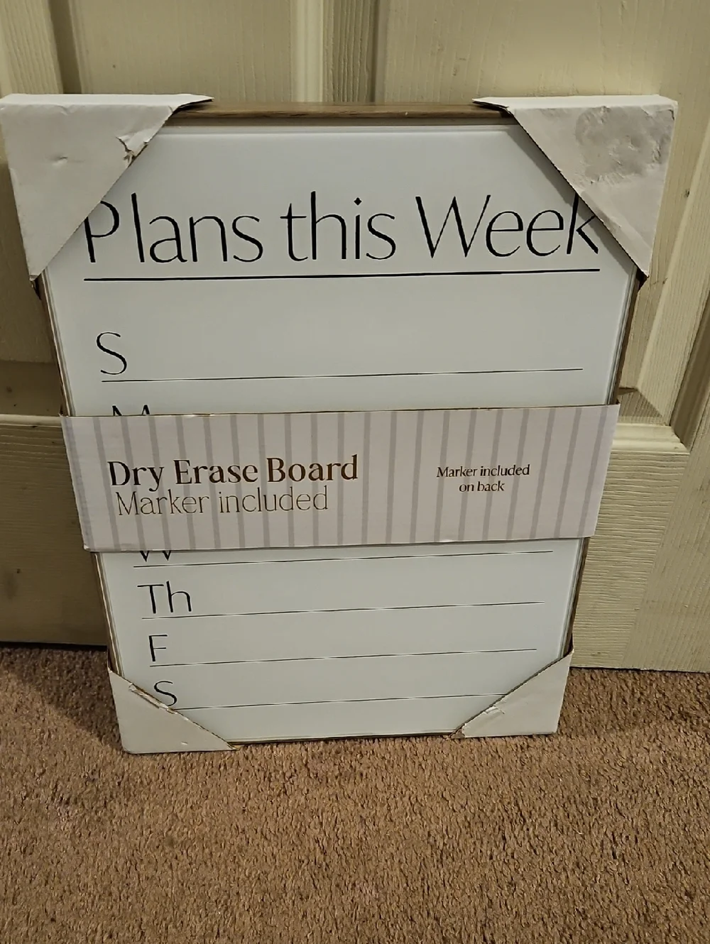 Weekly Dry Erase Planner Board